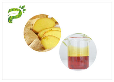 Aceite de jengibre natural líquido amarillo de los aceites esenciales CAS 8007 08 7 para el champú